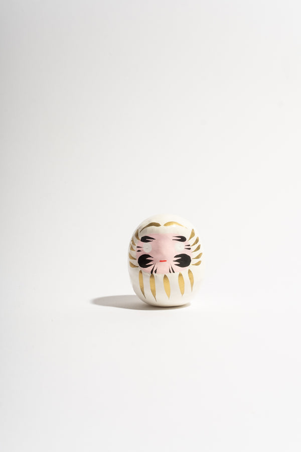 Mini White Daimonya Daruma