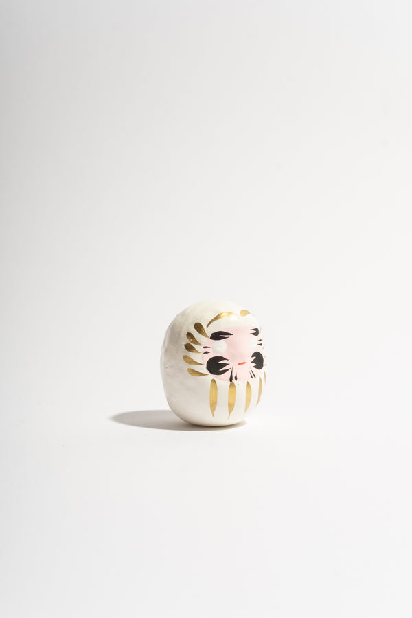 Mini White Daimonya Daruma