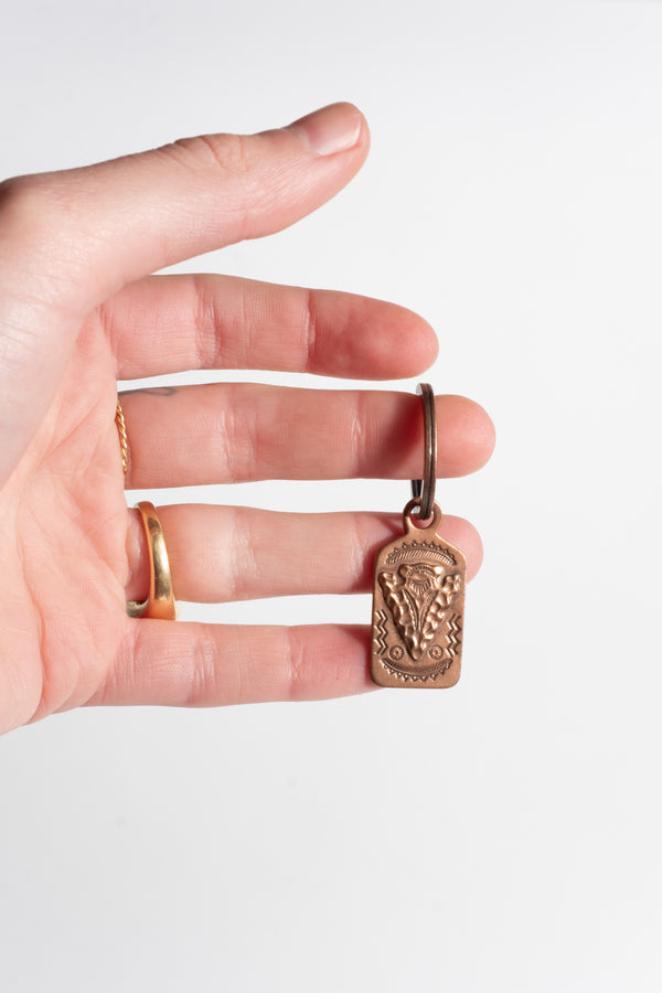 Copper Fred Harvey Era Keychain