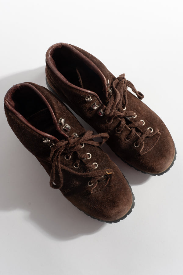 Suede Hiking Boots - Size 6.5