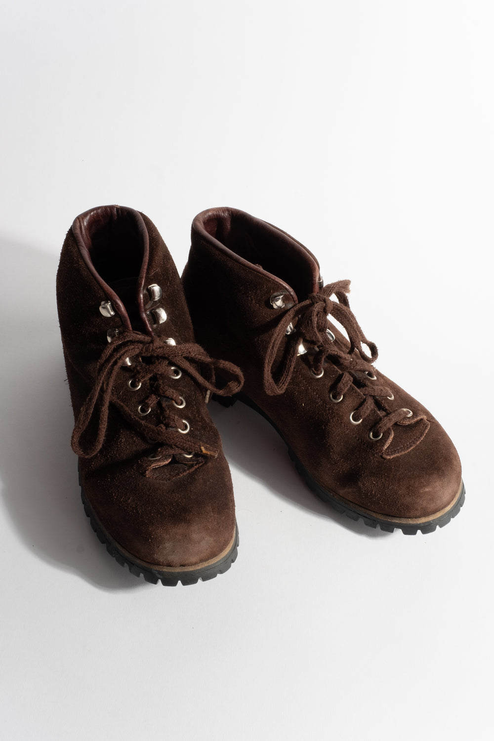 Suede Hiking Boots - Size 6.5