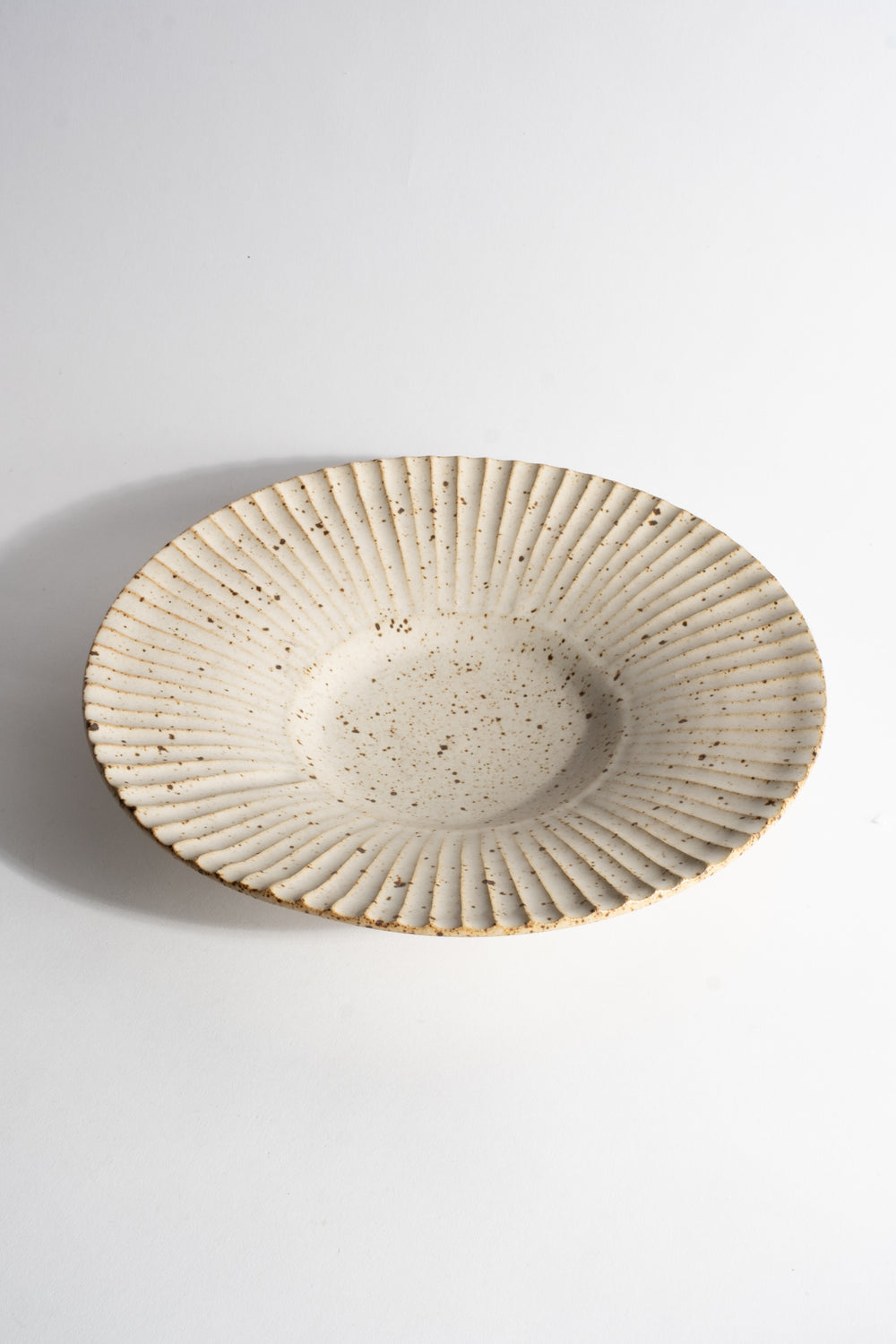 Wide Fluted Serving Dish