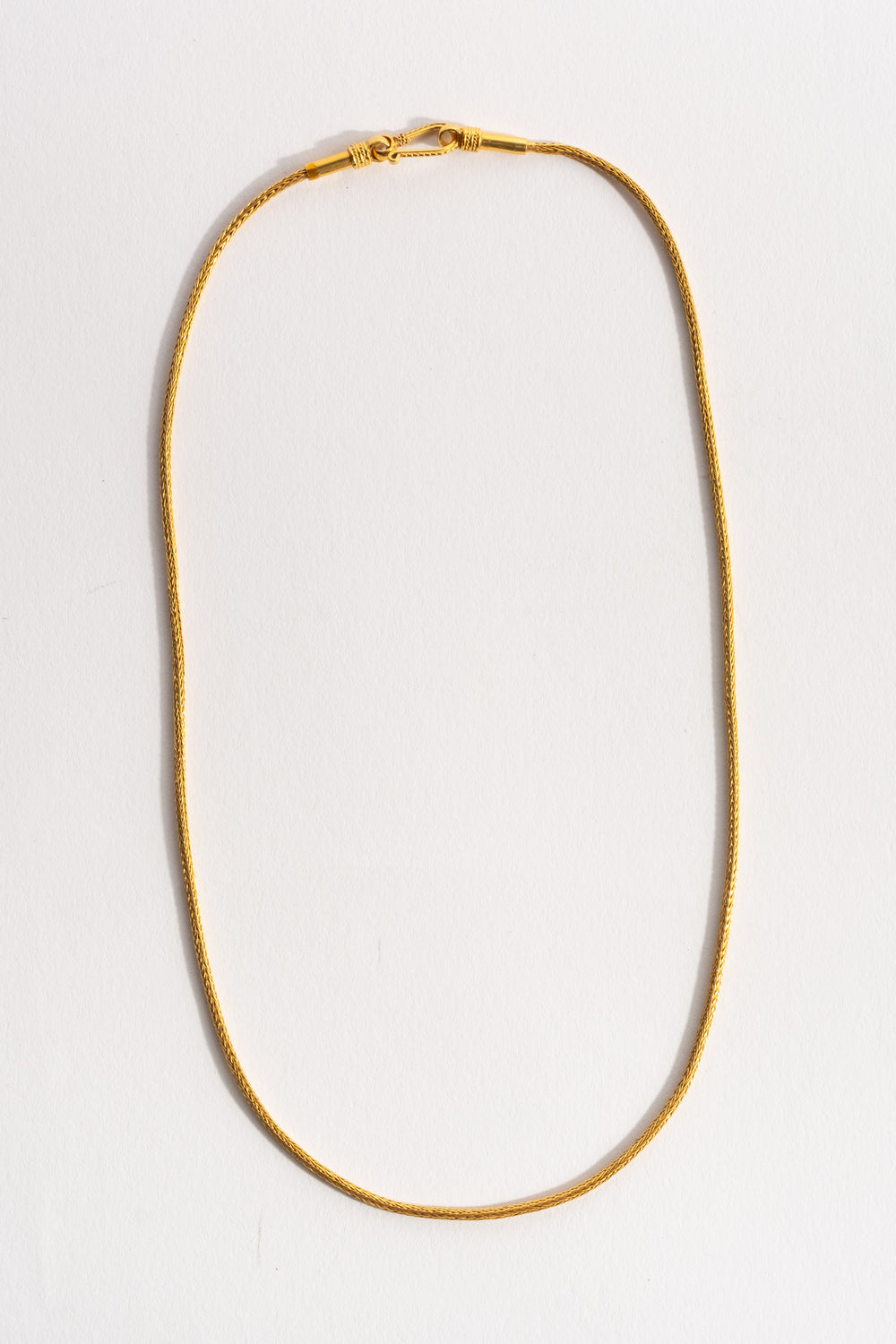 22K Yellow Gold Indian Woven Chain