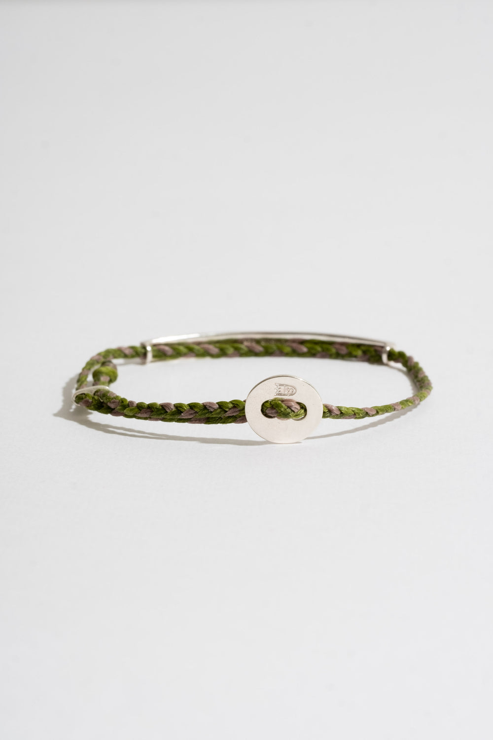 ID Signature Bracelet in Olive + Stone