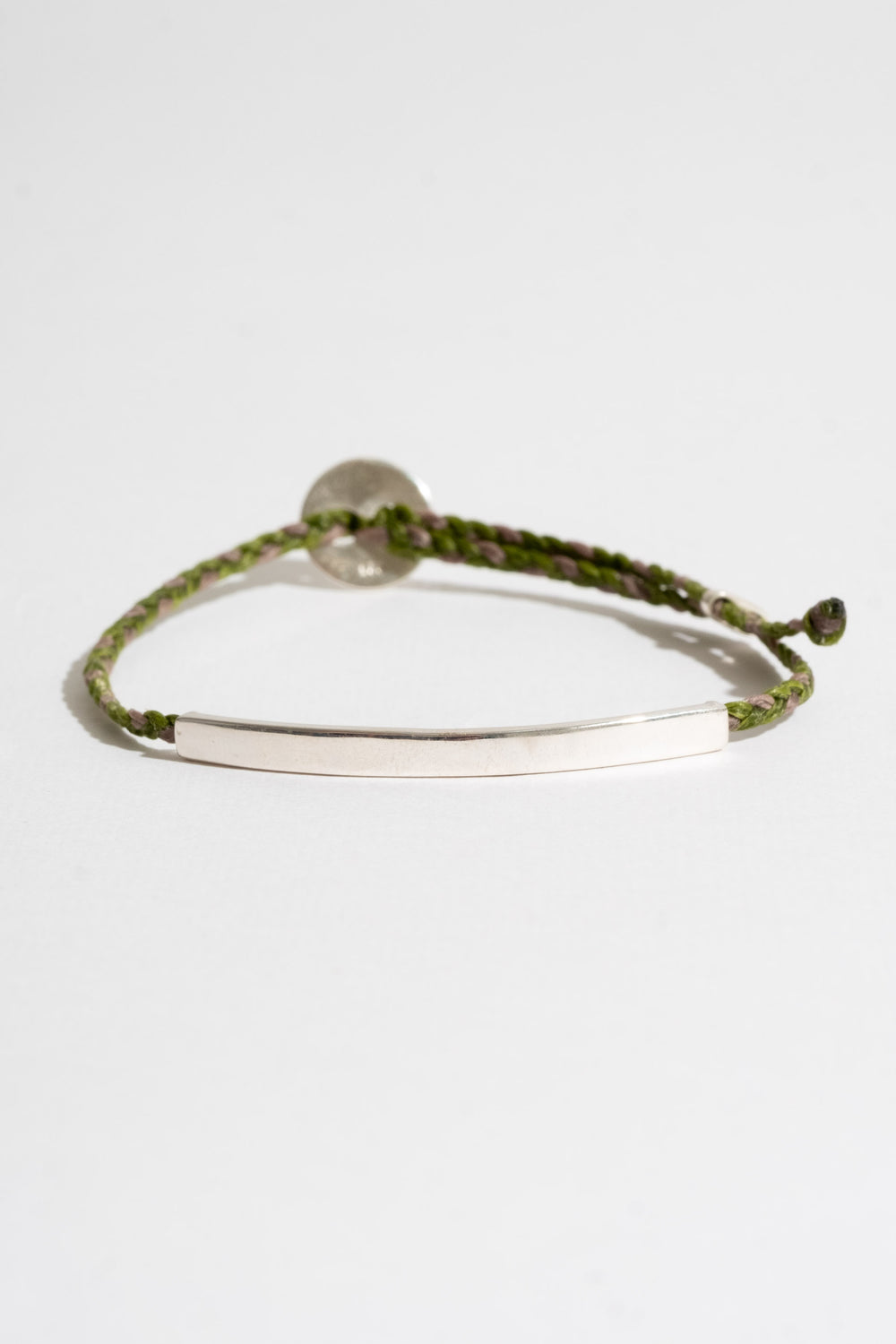 ID Signature Bracelet in Olive + Stone