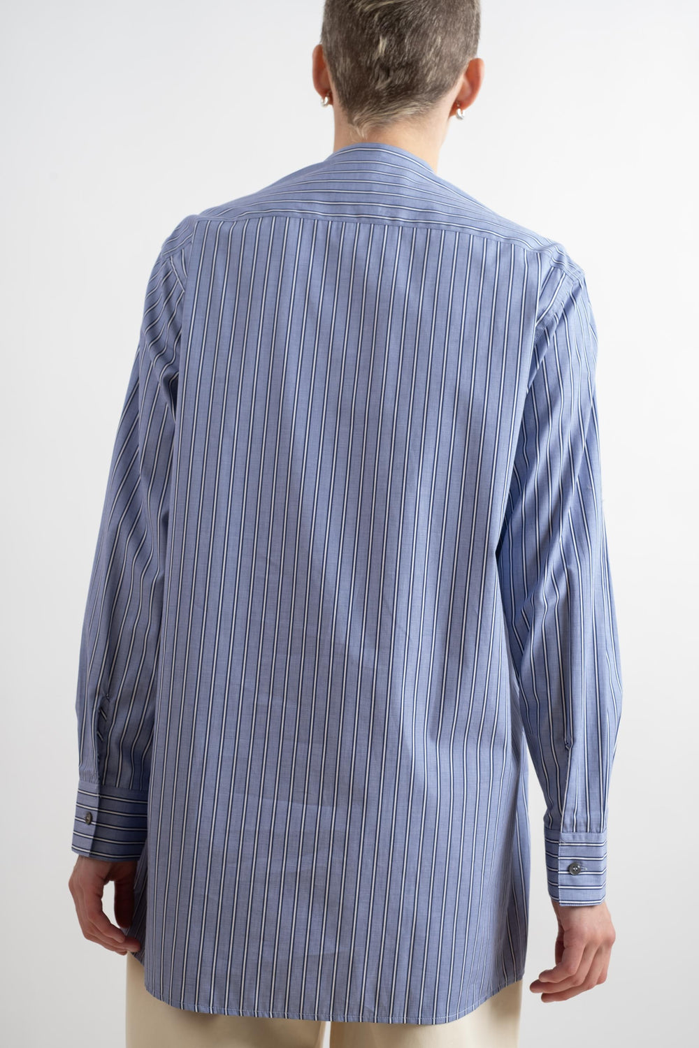 Noland Longline Shirt In Blue Multi