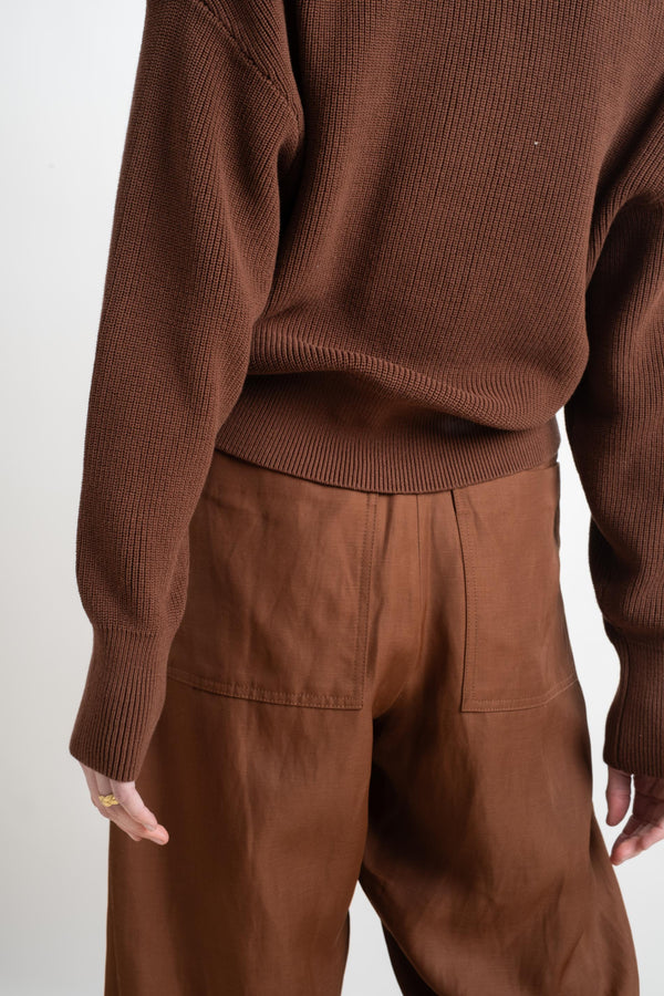 Chalco Pant in Carob Brown