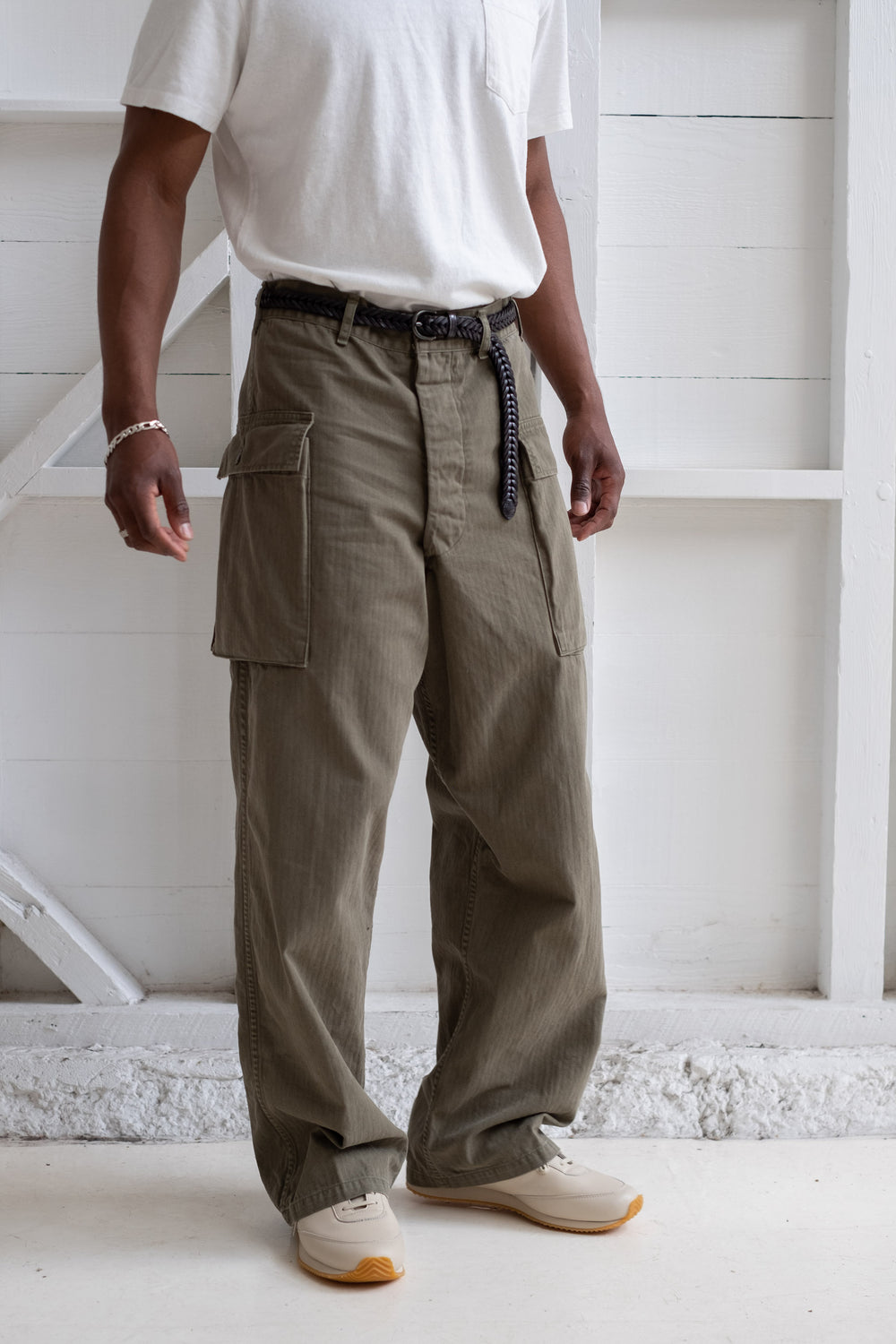 US Army 2 Pocket Cargo Pant In Army Green