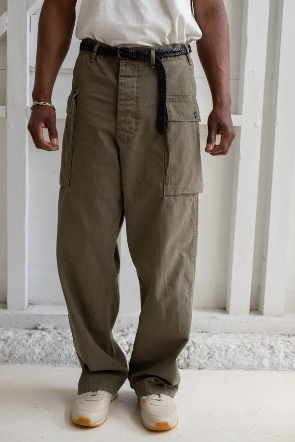US Army 2 Pocket Cargo Pant In Army Green