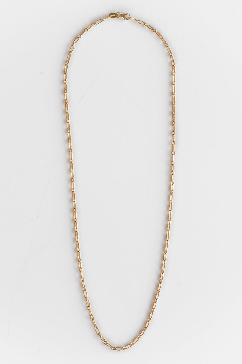 Reliquary Core Collection | 14K FLAT CHAIN – RELIQUARY