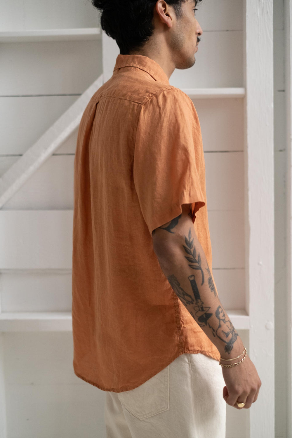 Short Sleeve One Pocket Shirt In Sunset
