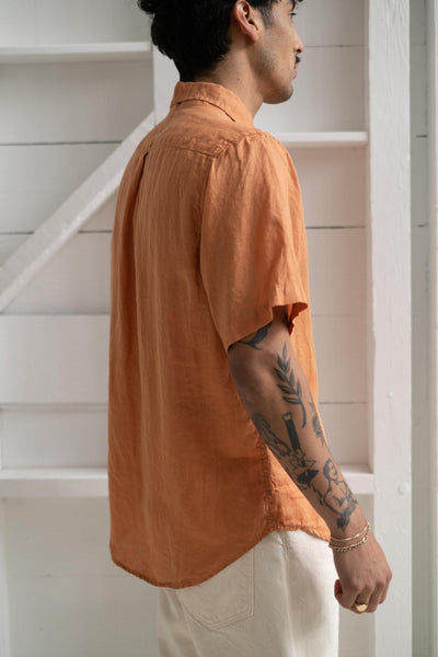Short Sleeve One Pocket Shirt In Sunset