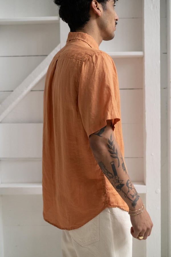 Short Sleeve One Pocket Shirt In Sunset