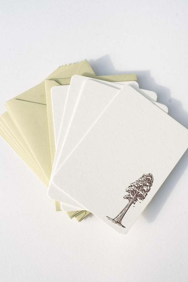 Redwood Letterpress Card Set