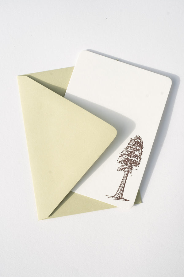 Redwood Letterpress Card Set