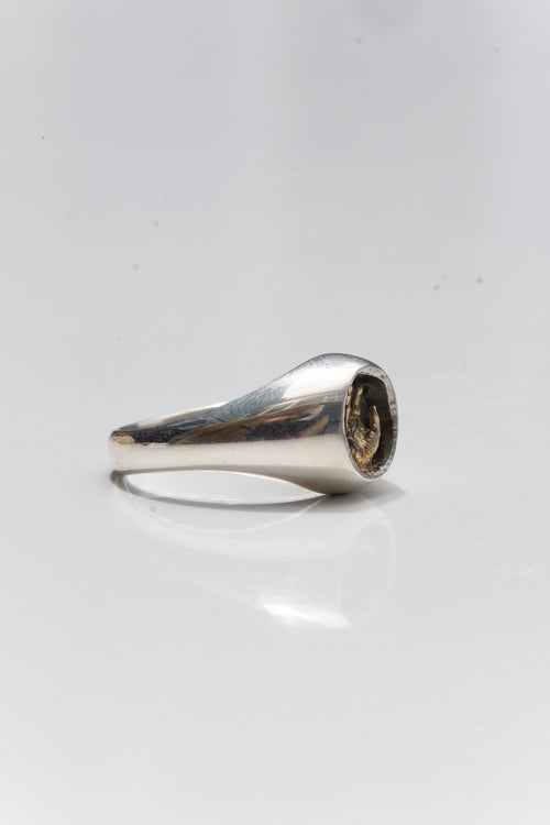 STERLING + 14K BREACH SIGNET RING