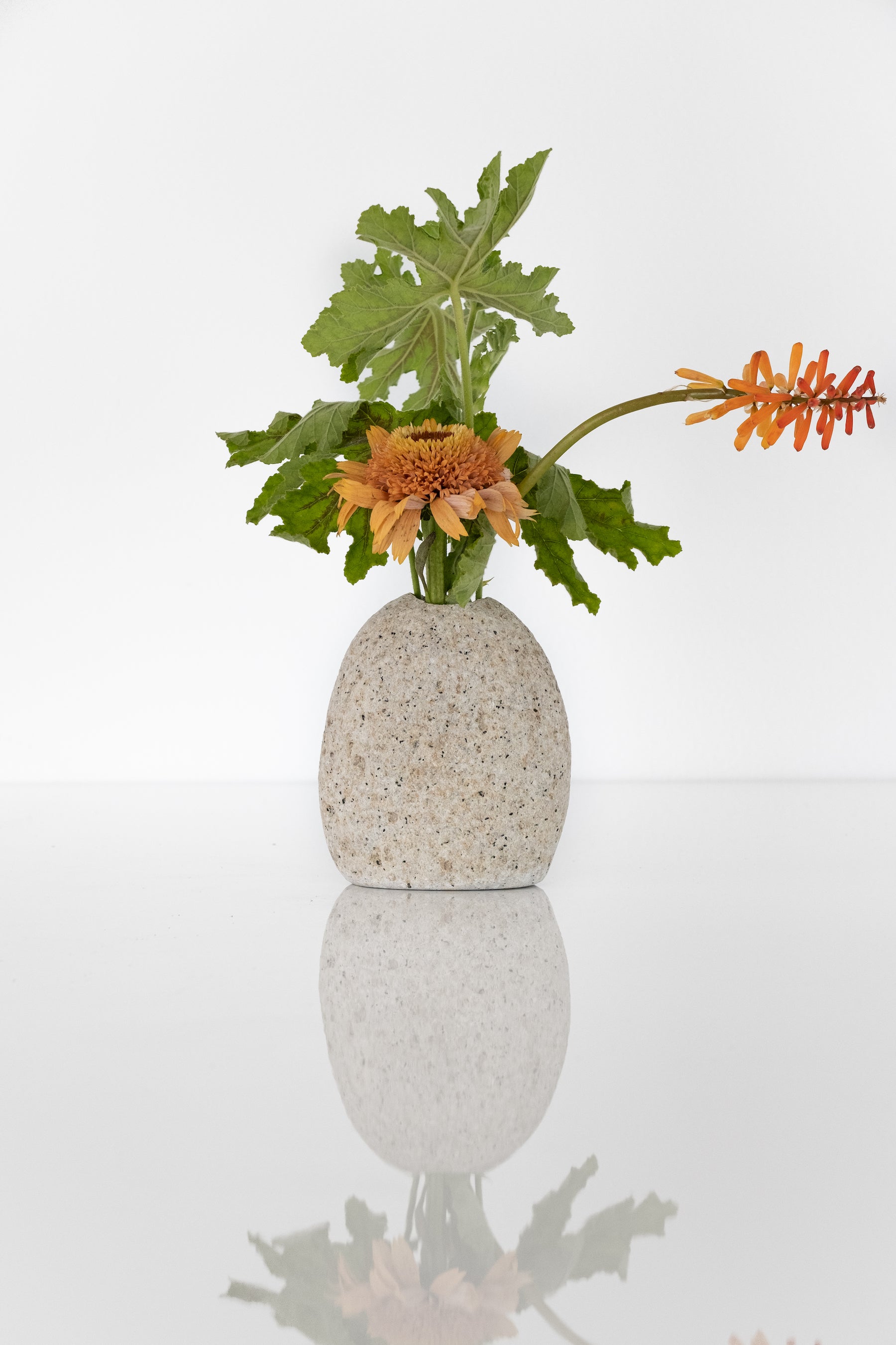 Natural Rock Ikebana Vases - Main