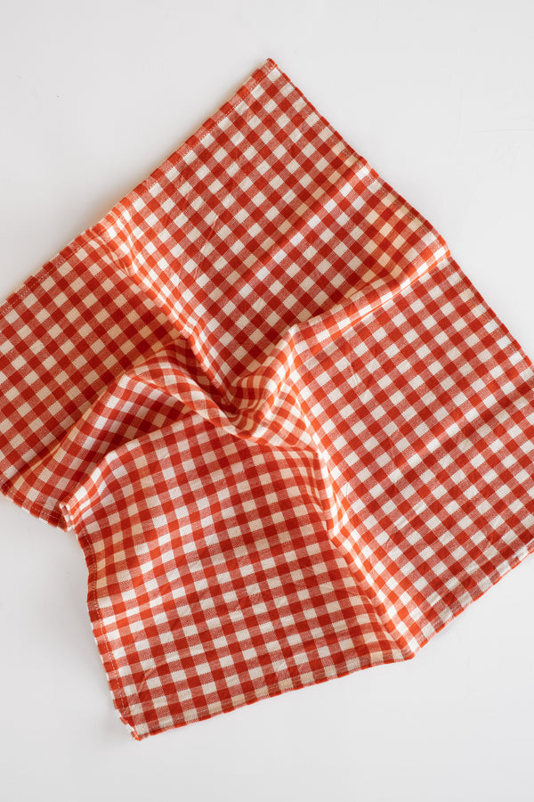 Mini Gingham Napkin Set