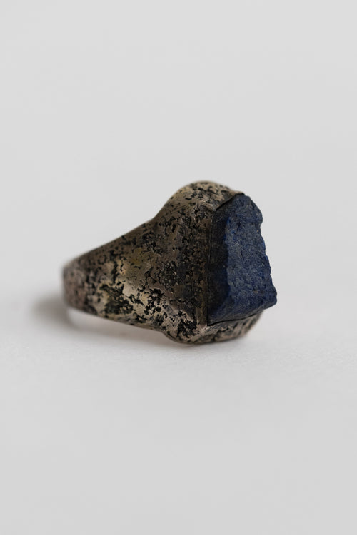 STERLING SILVER + LAPIS RING NO.1