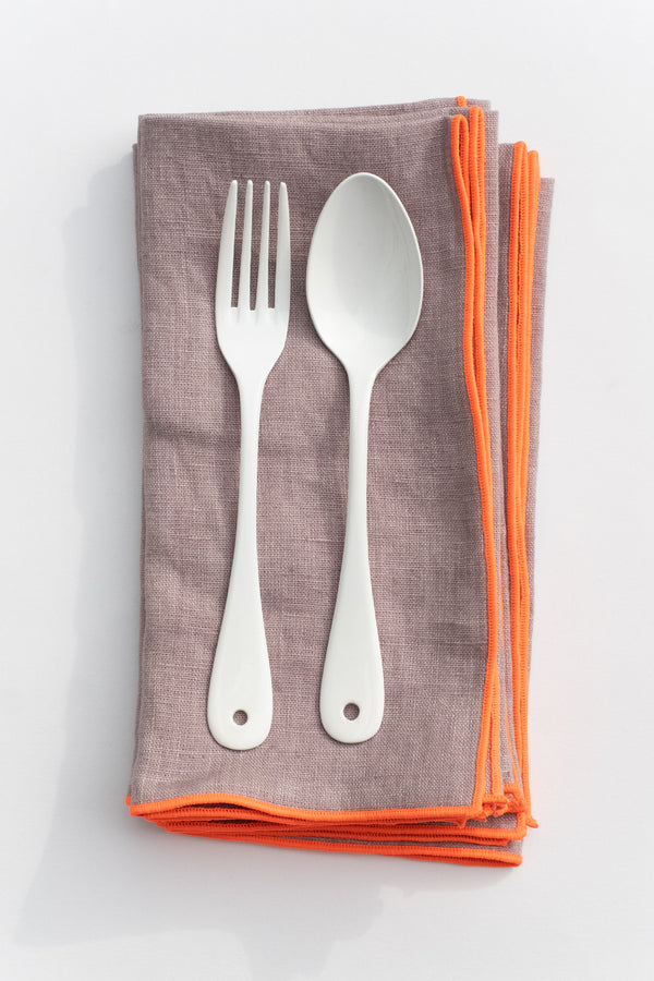 Reliquary X Madre Linen Napkins In Oyster