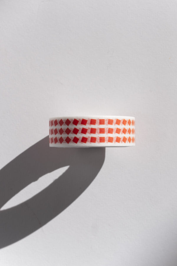Washi Tape In Red Square