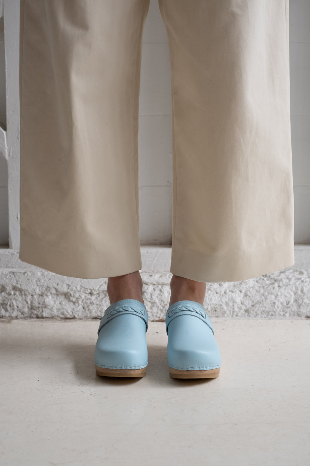 Bridget Clog In Light Blue