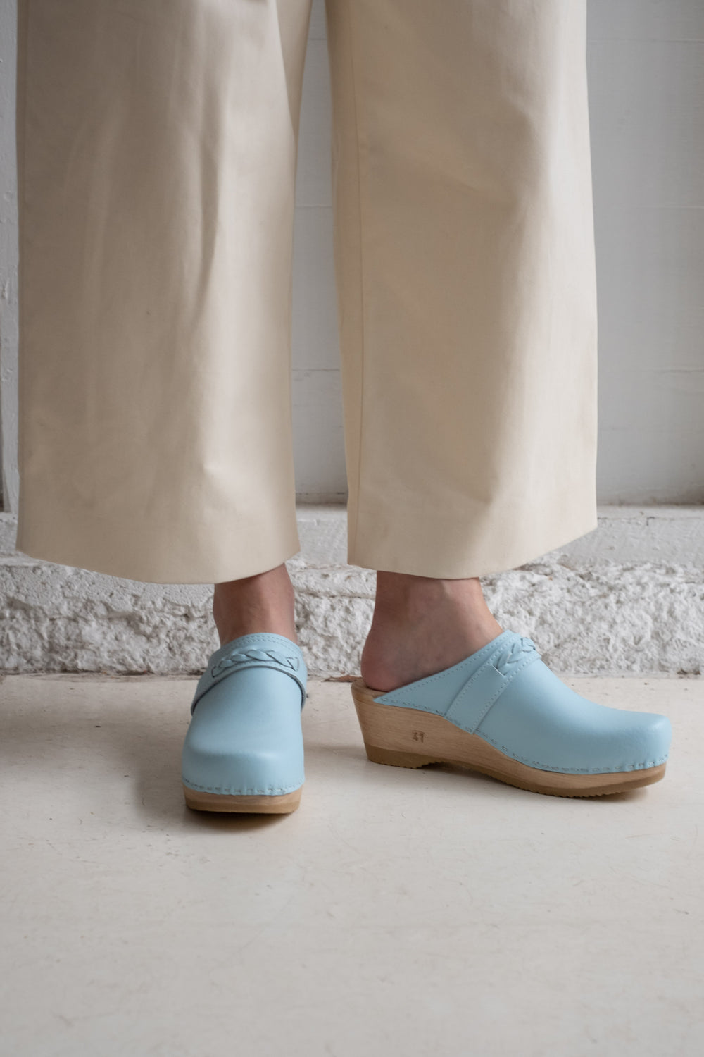 Bridget Clog In Light Blue