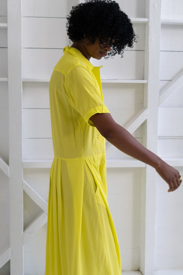 Mimosa Dress in Citron