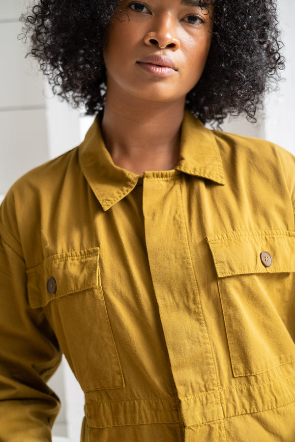 The Jumpsuit In Mustard