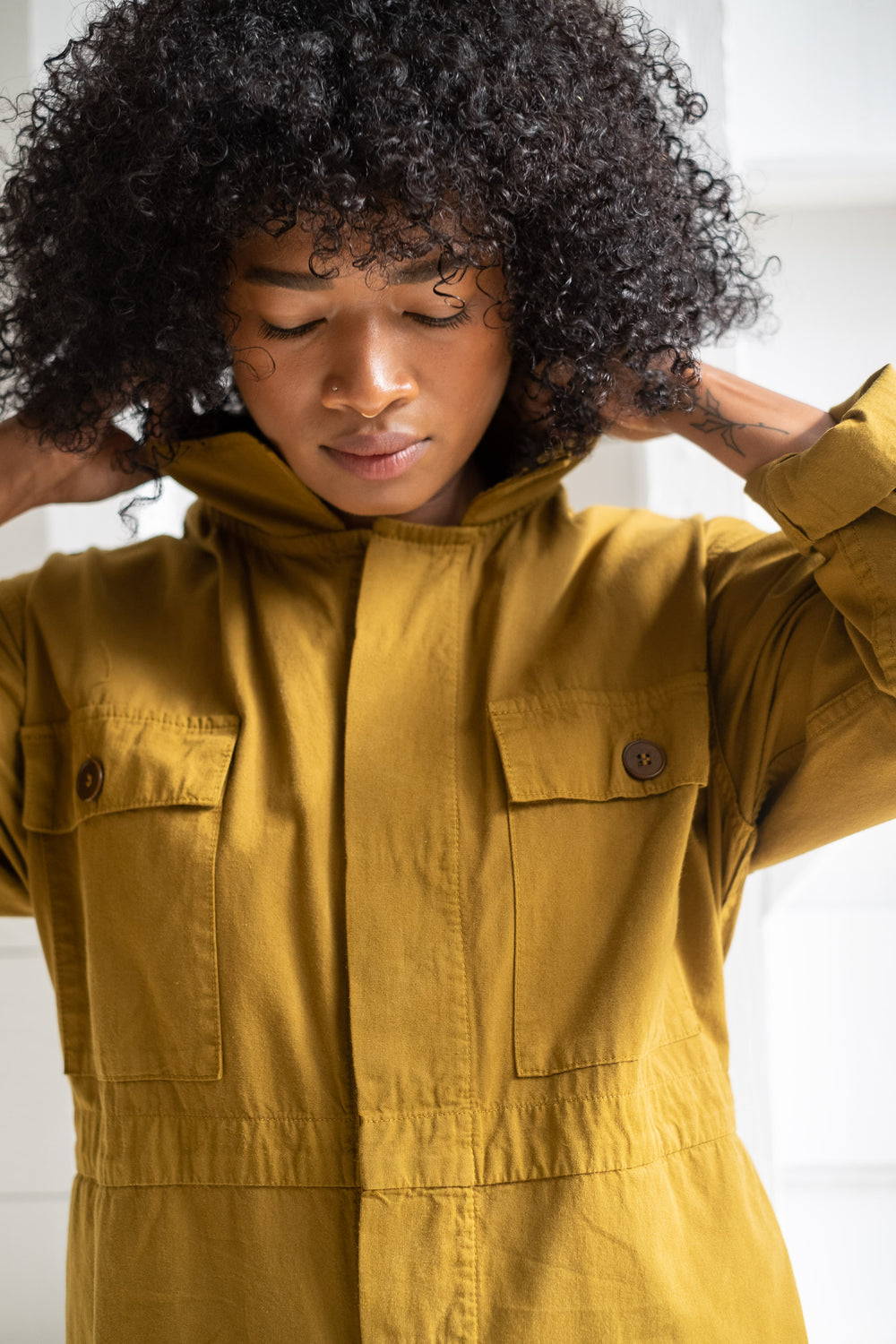 The Jumpsuit In Mustard