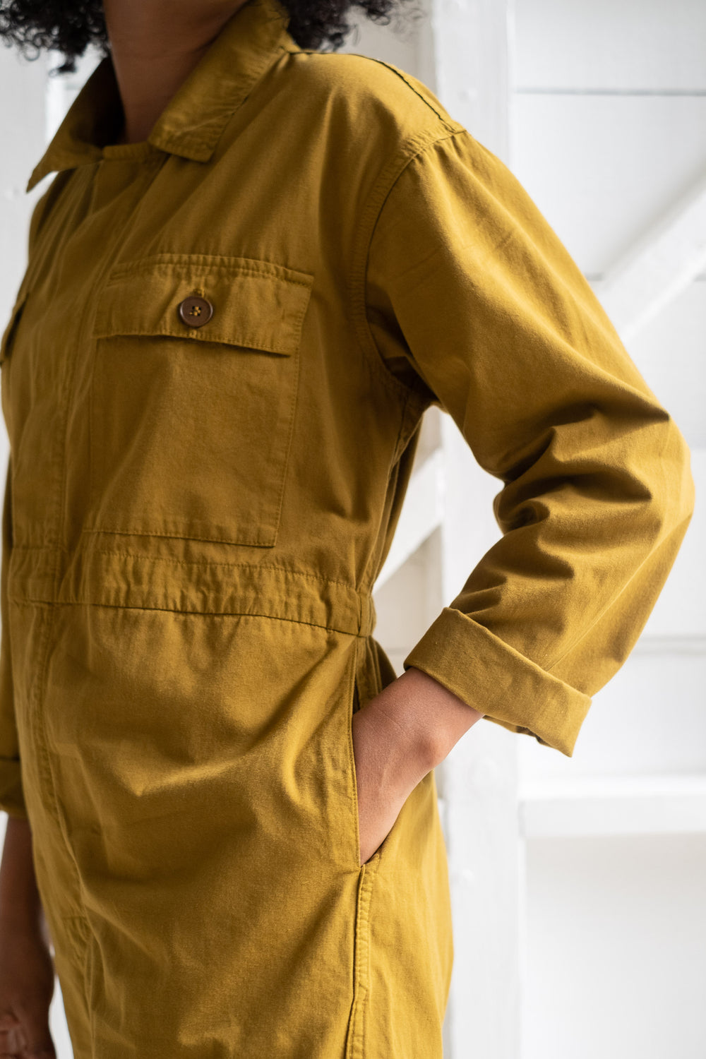 The Jumpsuit In Mustard