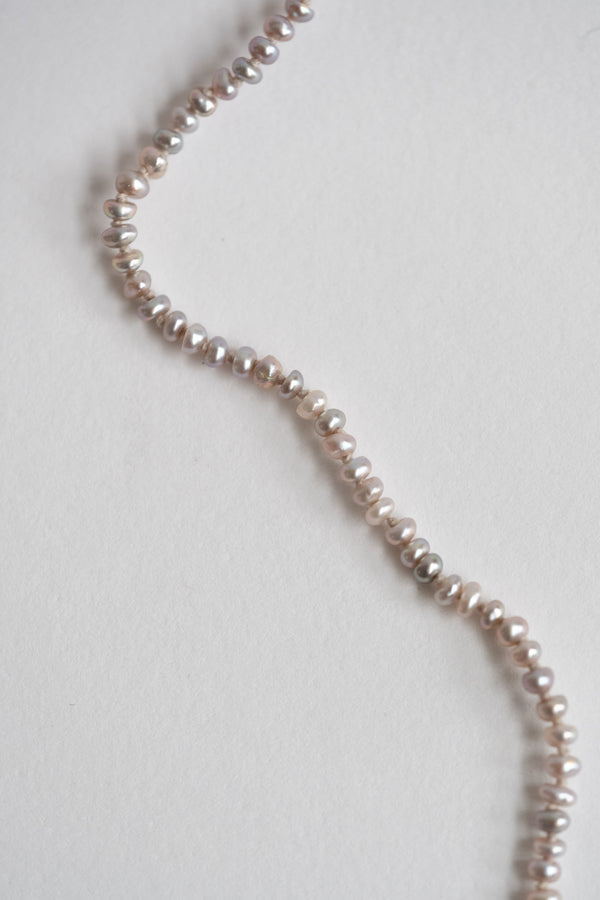 Small Grey Seed Pearl Strand