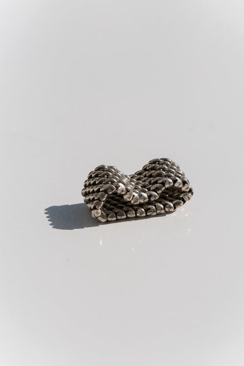 STERLING MESH RING