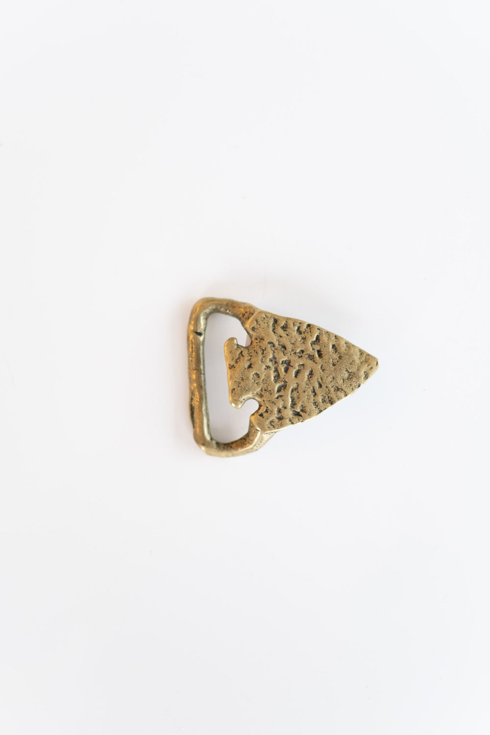 Brass Arrowhead Belt Buckle