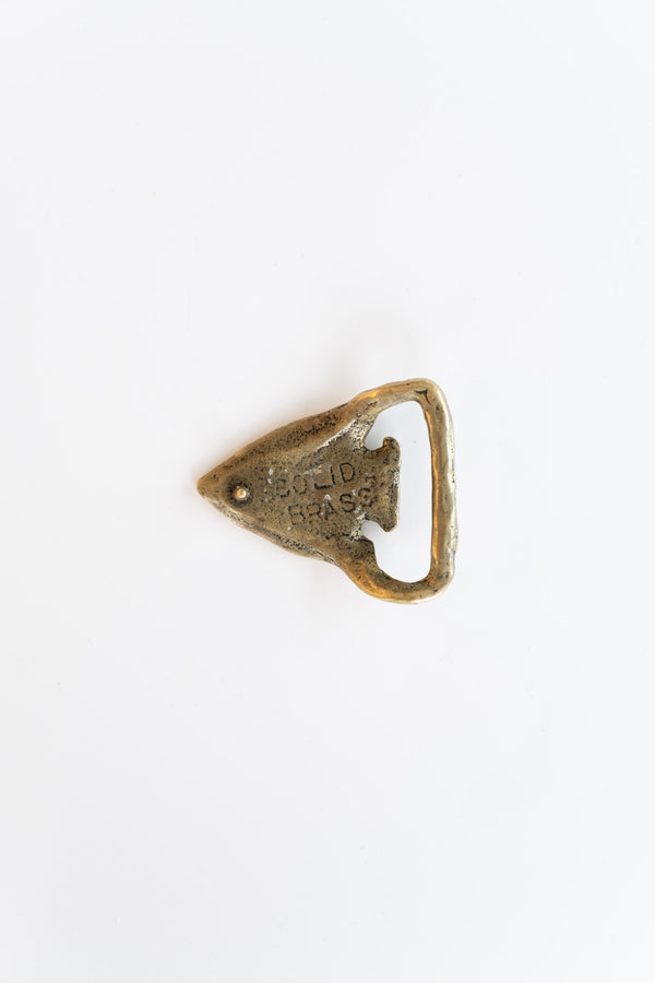 Brass Arrowhead Belt Buckle