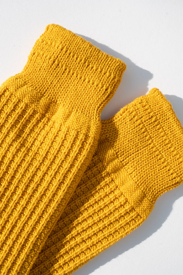 Cotton Waffle Crew Socks