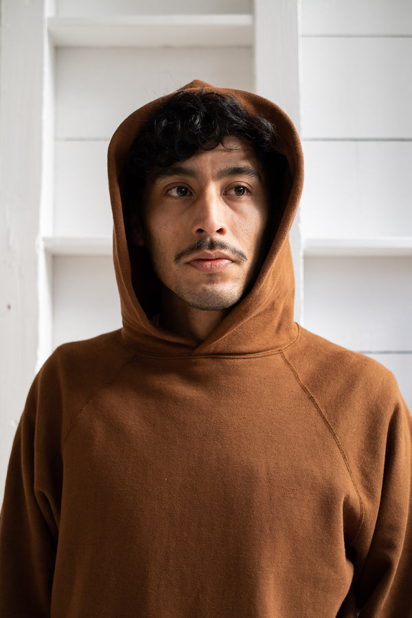Men's Hooded Sweatshirt In Brown