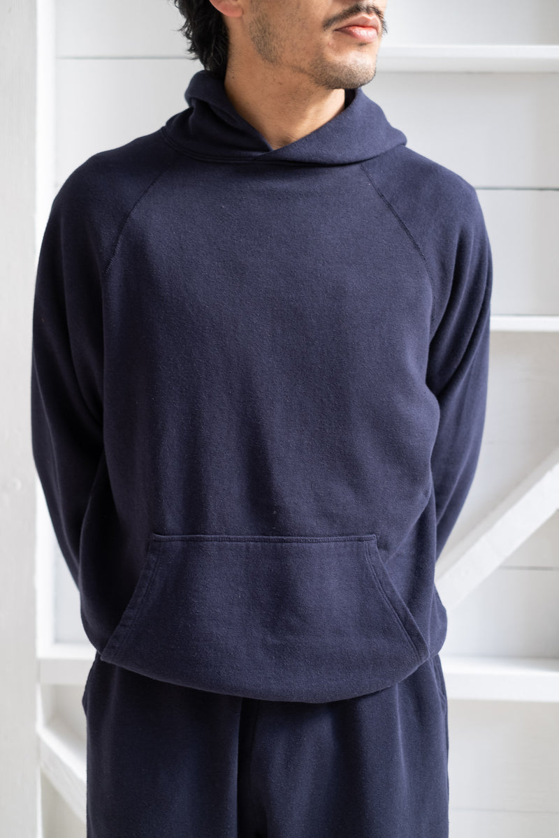 Dark Navy - Hooded Sweatshirt