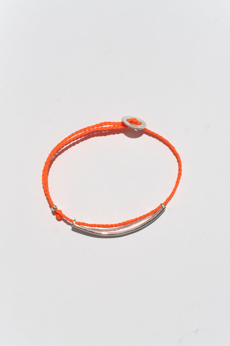 ID SIGNATURE BRACELET IN NEON RED