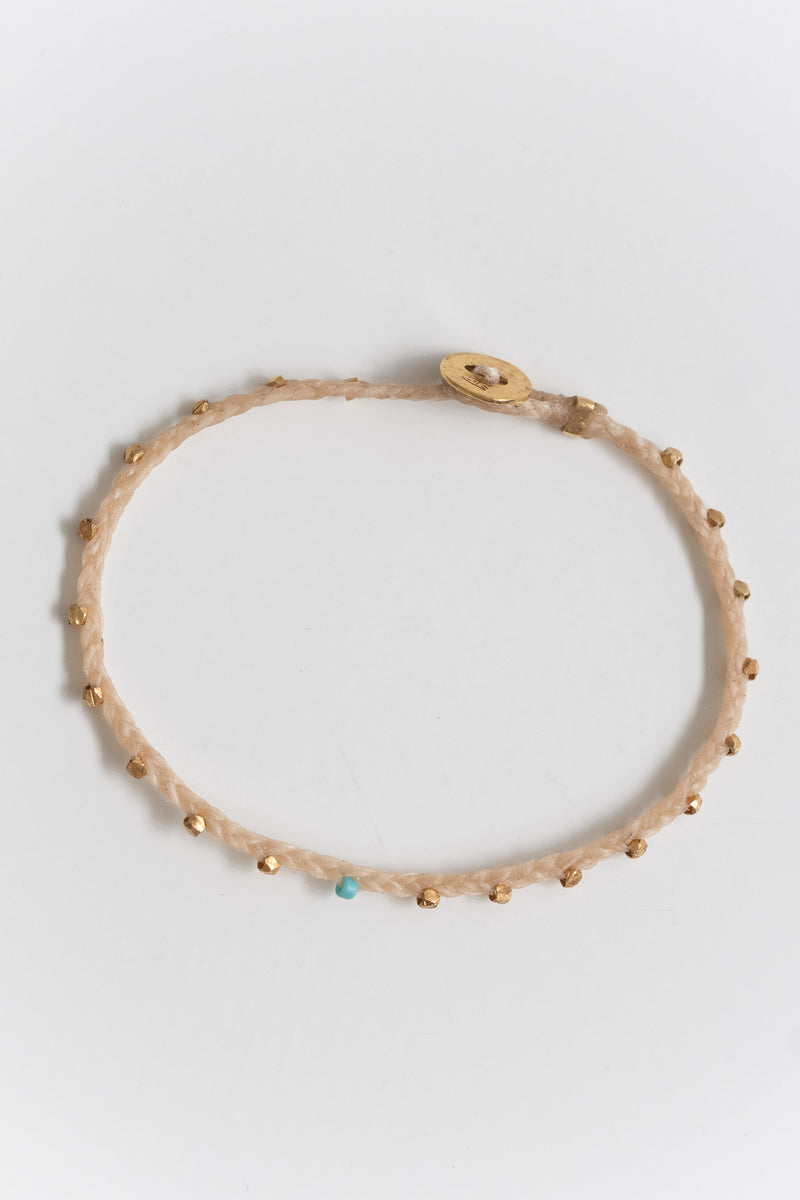 ALL AROUND BEAD BRACELET IN NATURAL