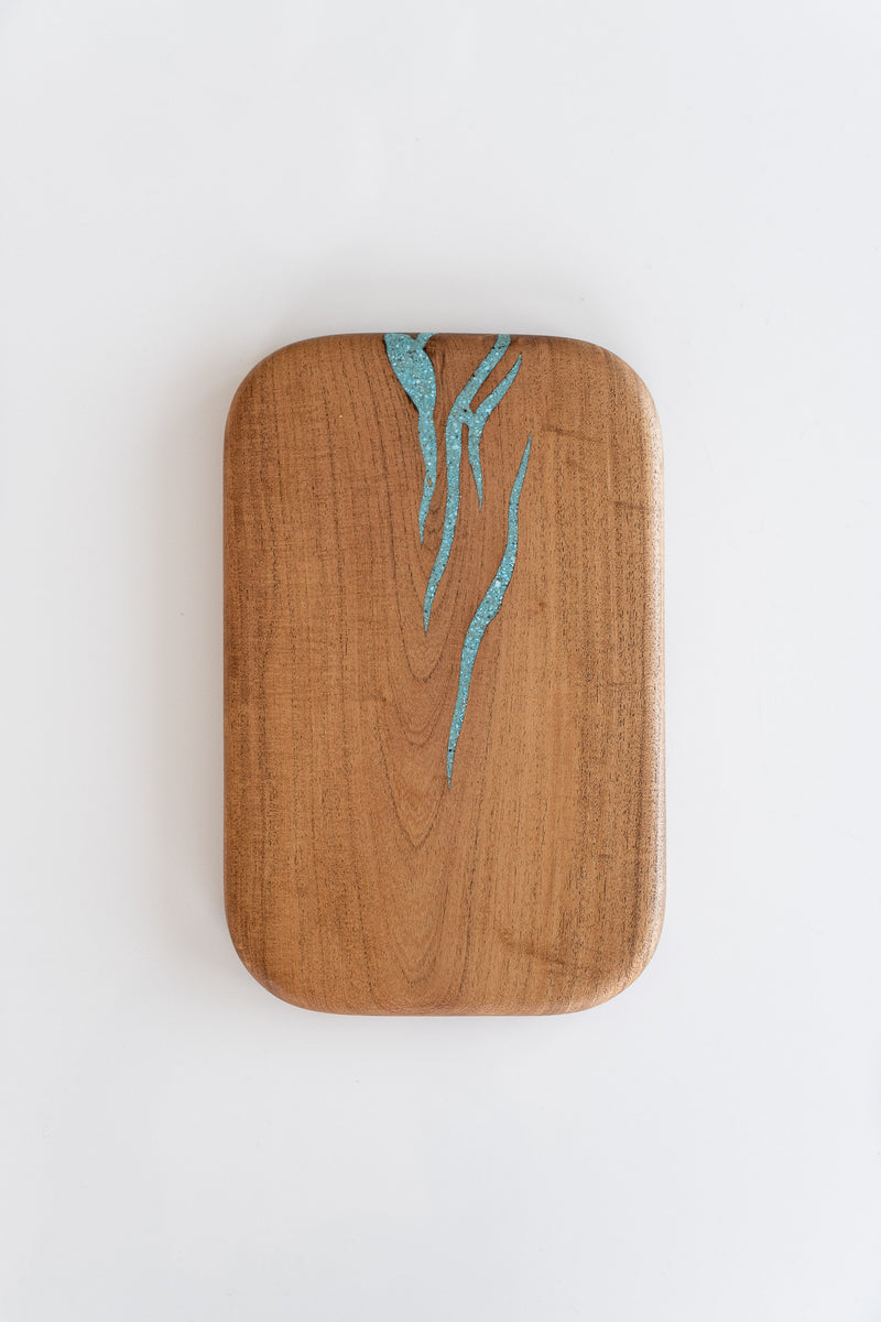 Treestump Woodcrafts  MINI CUTTING BOARD WITH INLAY – RELIQUARY