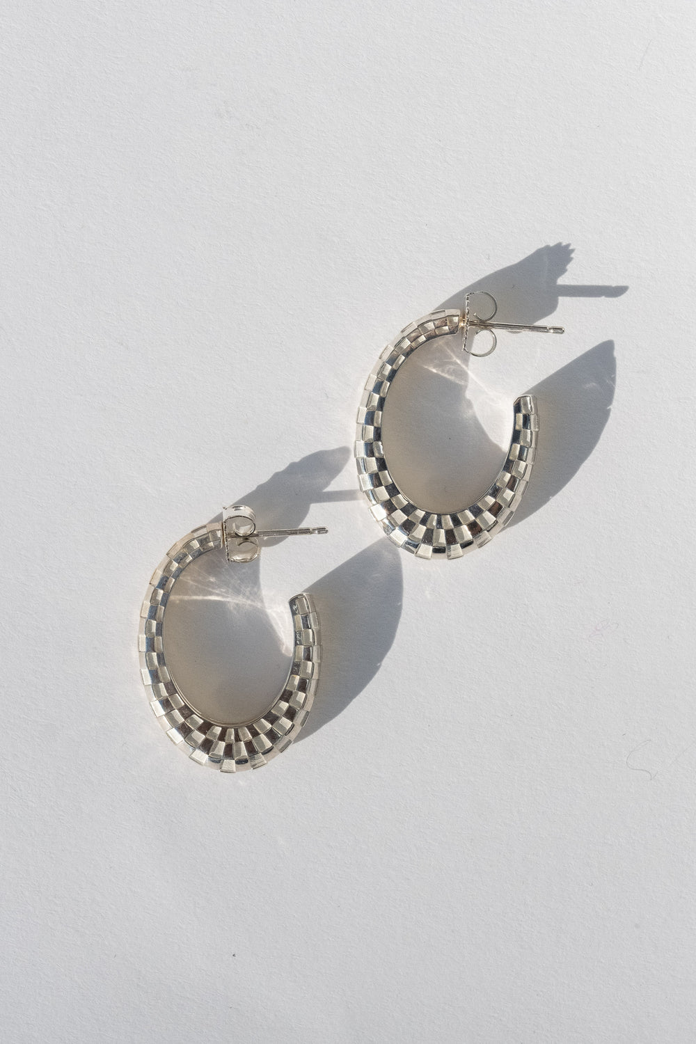 Large Checkerboard Hoops