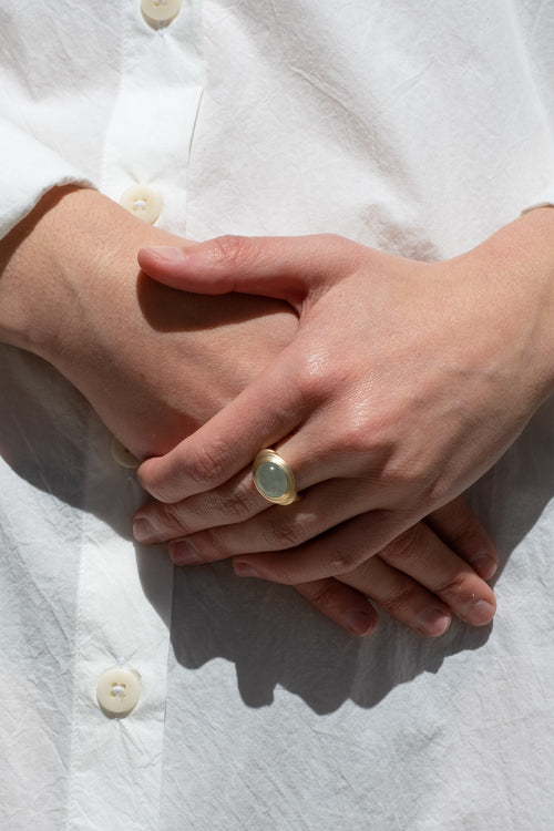 MÀRE RING + AQUAMARINE