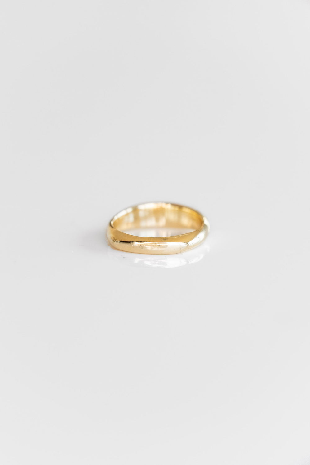 Ursa Major - Narrow Margaux Ring in 10k Yellow Gold with Abalone